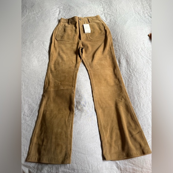 New With Tags DOEN Leah Suede pant Sz 4 (25)